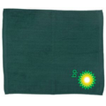 Velour Finish Sport Towel - Forest Green (1-color imprint)